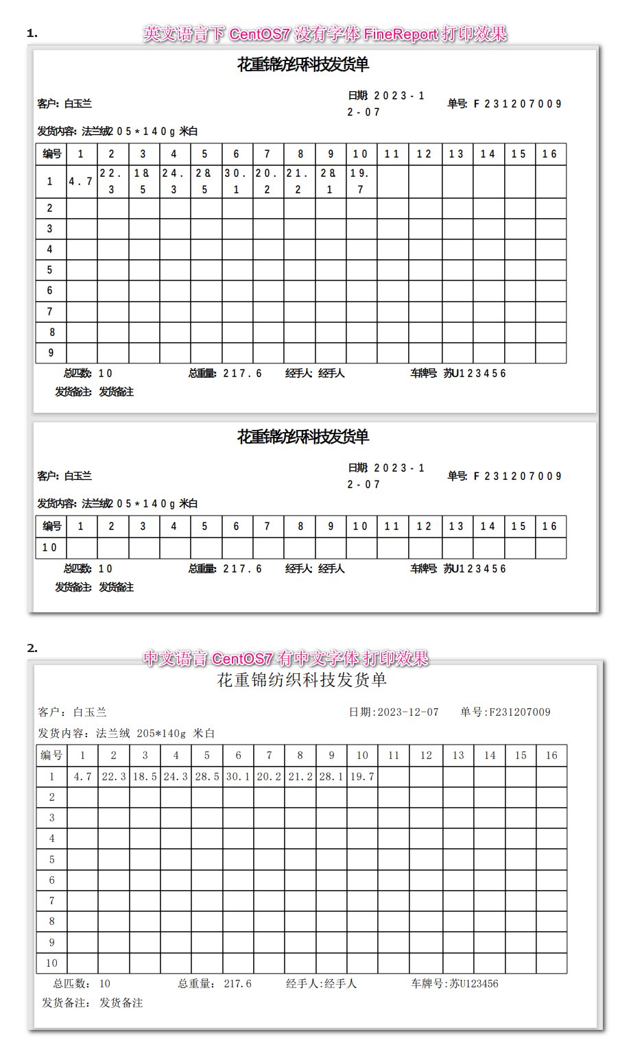 FineReport没有中文字体