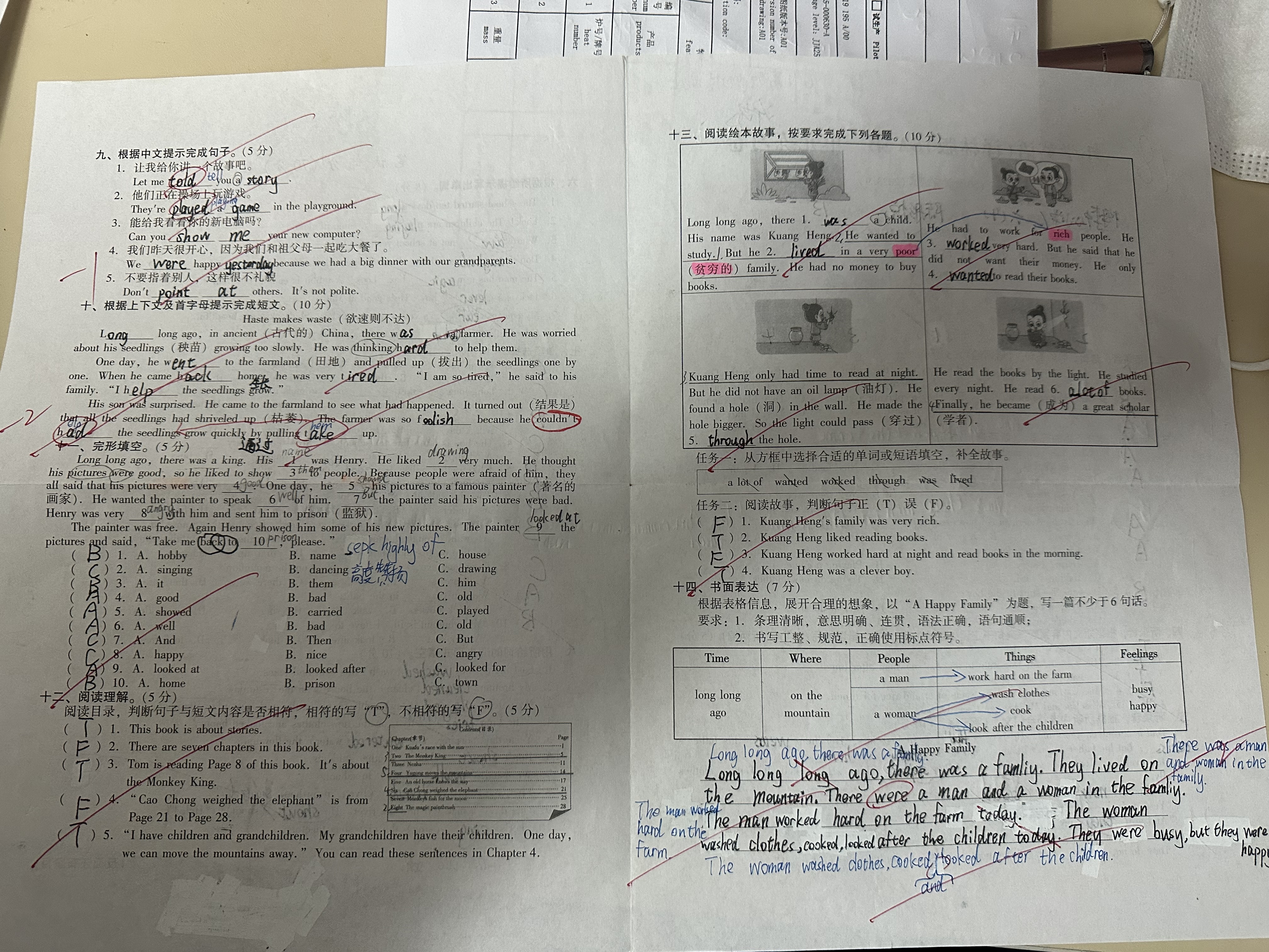 小学英语（译林版）6A第一单元练习卷02.jpg